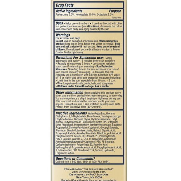 ROC RETINOL CORREXION DEEP WRINKLE DAILY MOISTURIZER - Picture 5 of 6